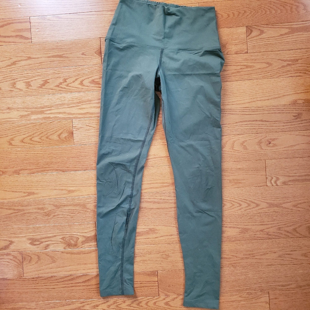 Montiel Olive High Rise leggings